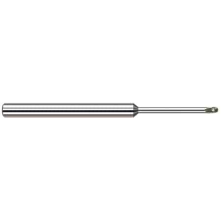 Harvey Tool End Mill for Aluminum Alloys - Ball, 0.0930" (3/32) 879493